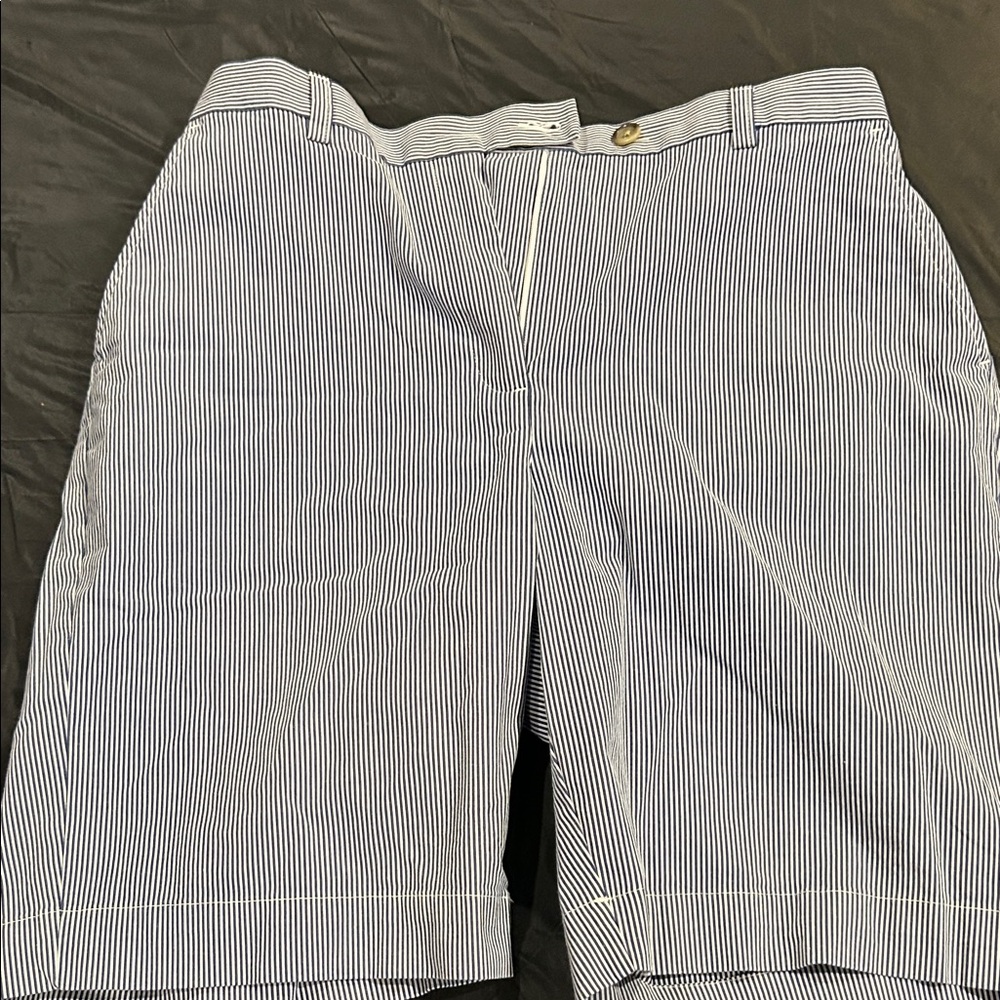 Lands’ End Striped Blue Women’s Shorts